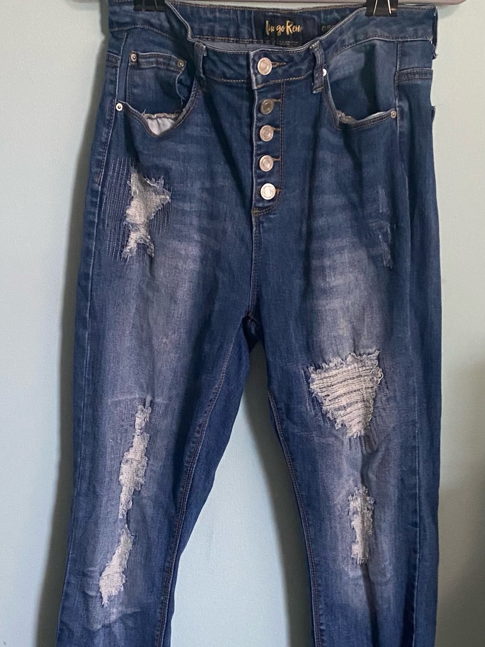 Indigo Rein Blue High-Rise Curvy Skinny Jeans